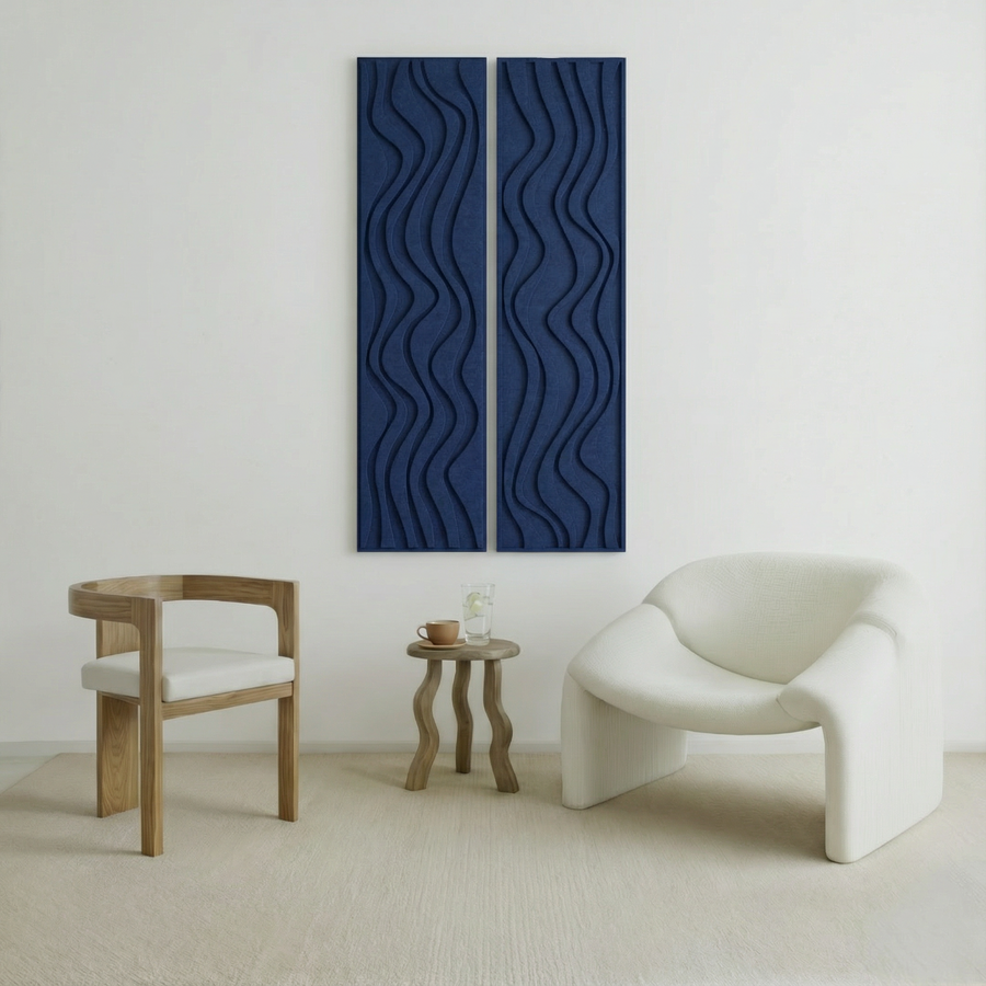 Flow Thin | color: Ocean Blue; frame style: Set of 2