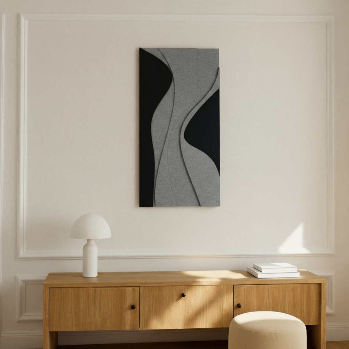 Embrace x Elizabeth | color: Black & Grey; Frame style: Single / Right