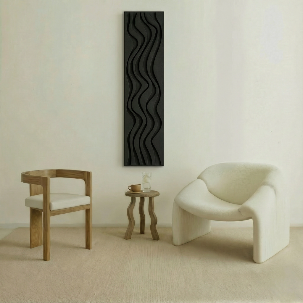 Flow Thin | color: Midnight Black; Frame Style: Single / Left