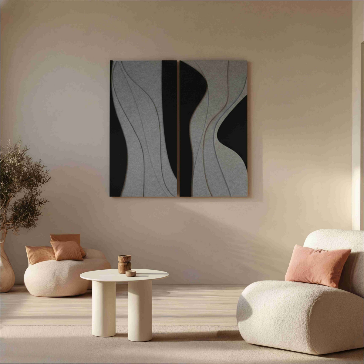 Embrace x Elizabeth | color: Black & Grey; Frame style: Set of 2