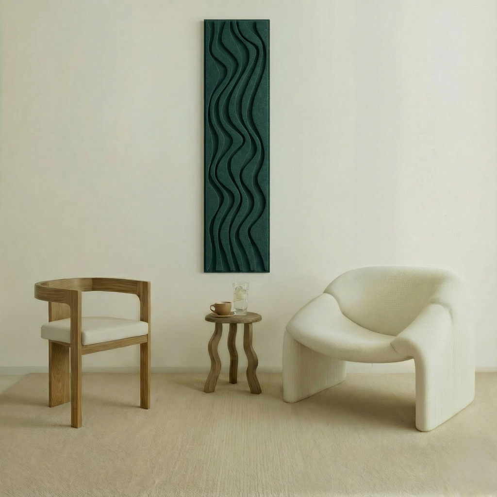 Flow Thin | color: Forest Green Frame Style Single / Left