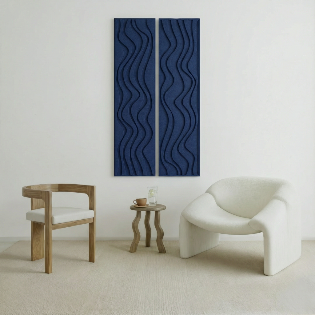 Flow Thin | color: Ocean Blue; frame style: Set of 2