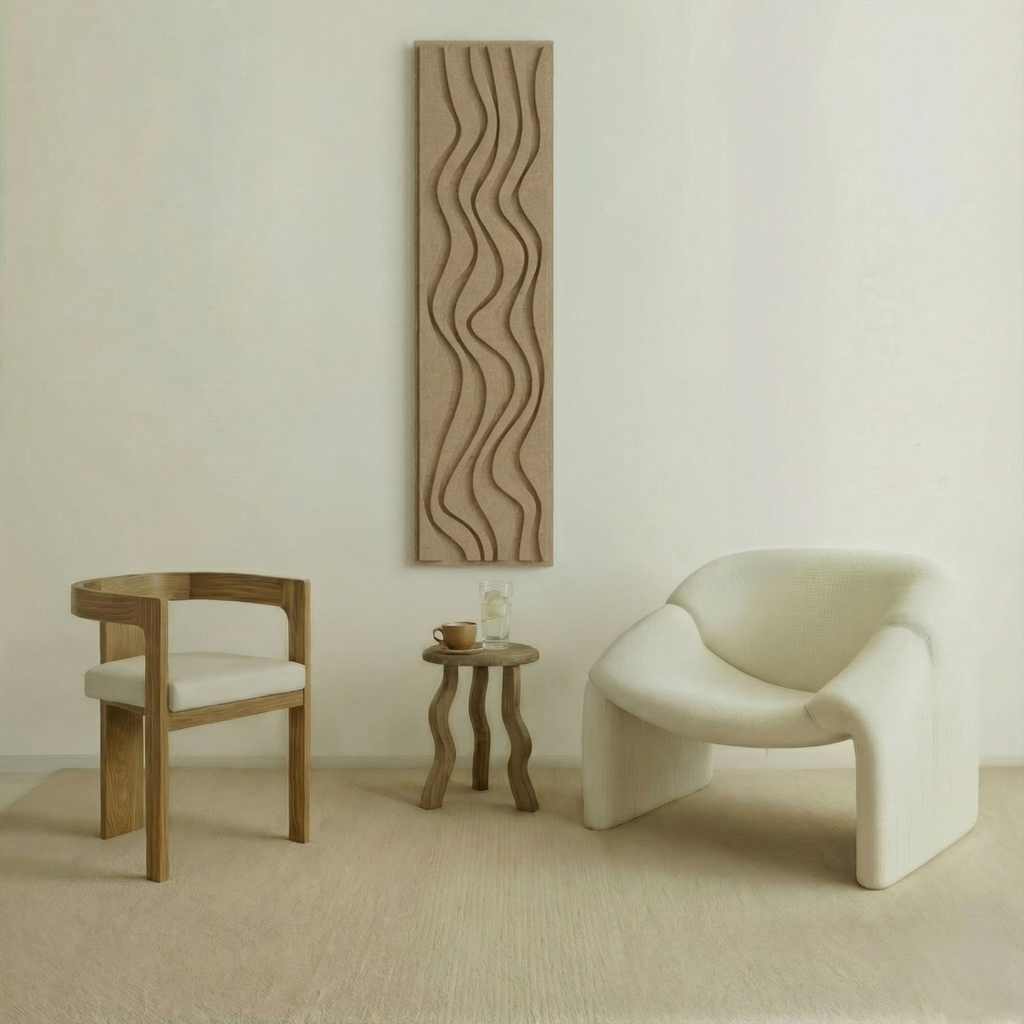 Flow Thin | color: Sahara Beige; frame style: Single / Left