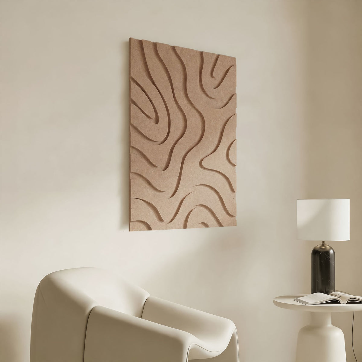 Maris | color: Sahara Beige; Frame style: Single / Left