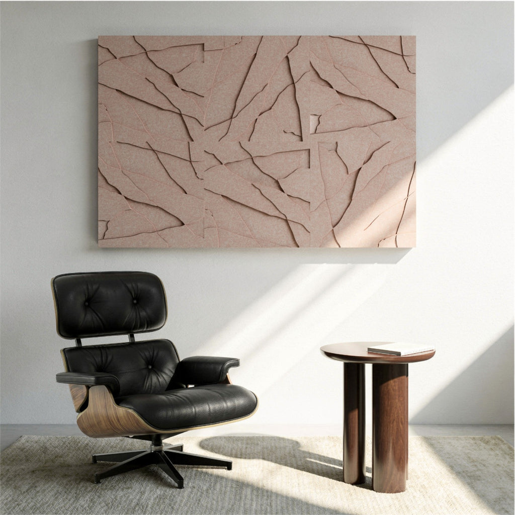 Rock Tile | color: Sahara Beige; Frame StyAe: set of 6