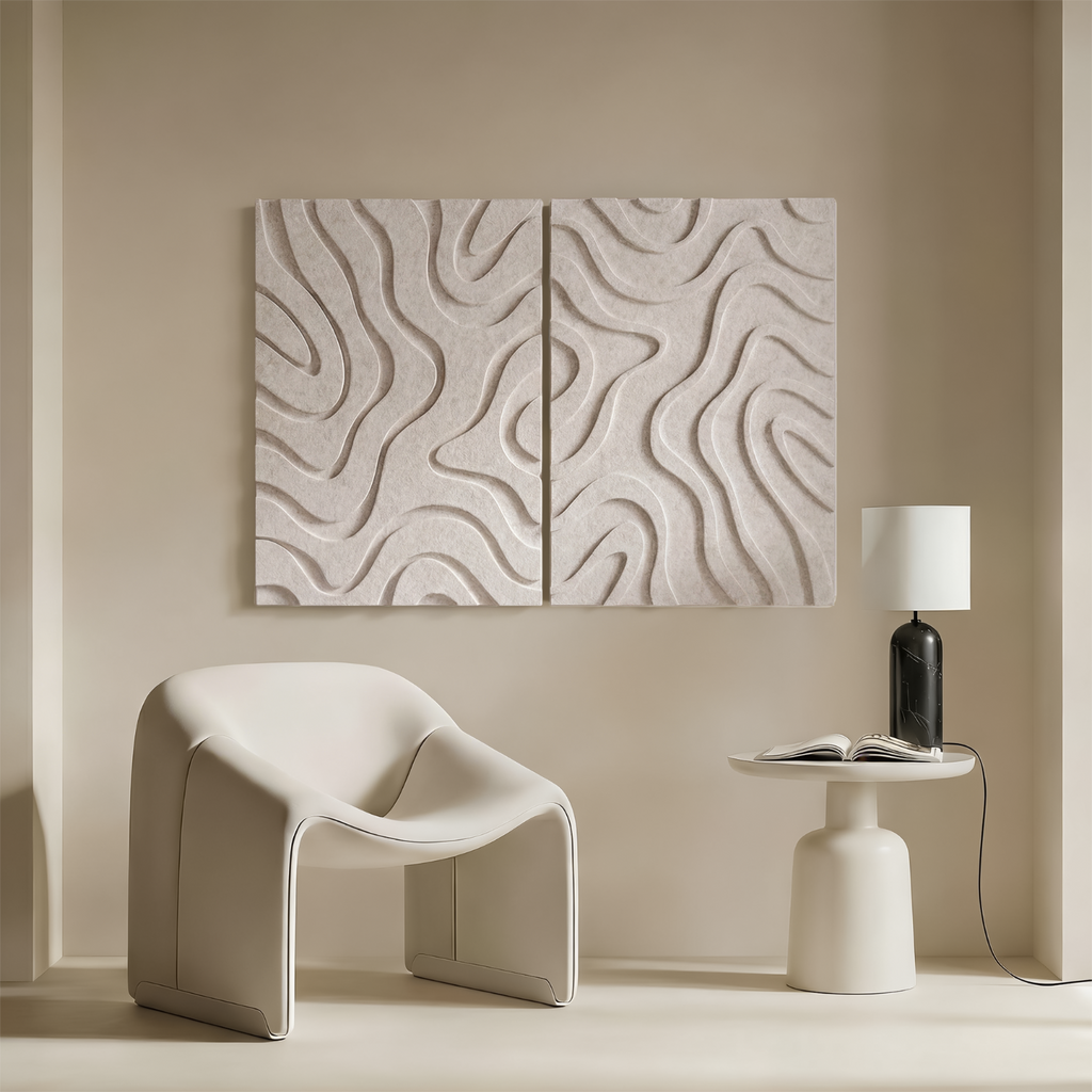 Maris | color: Ivory White; Frame style: Single / Set of 2