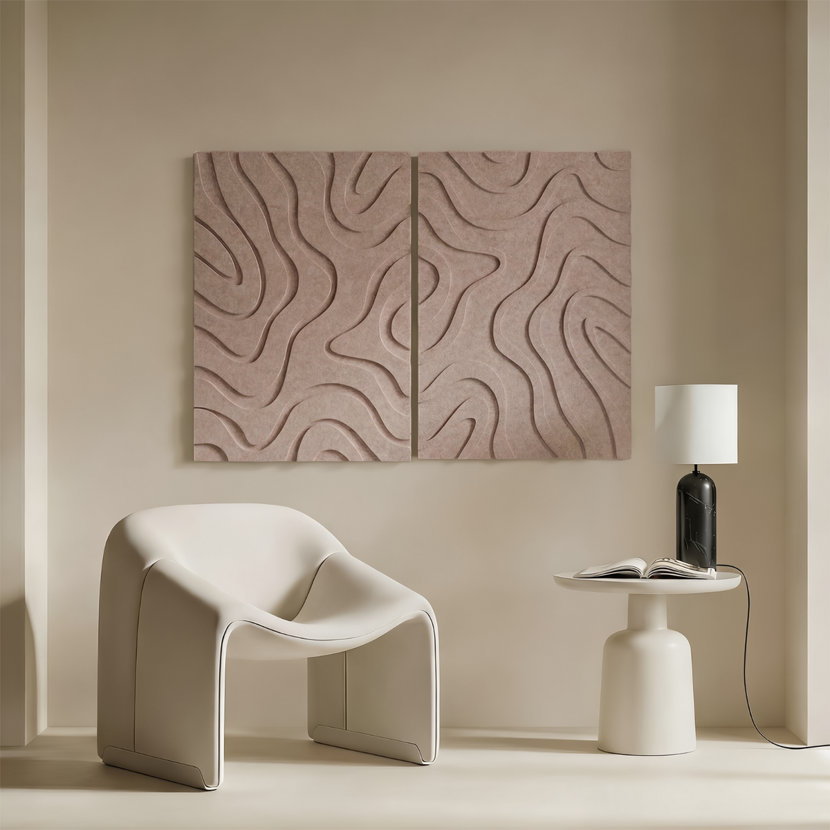 Maris | color: Sahara Beige; Frame style: Single / Set of 2