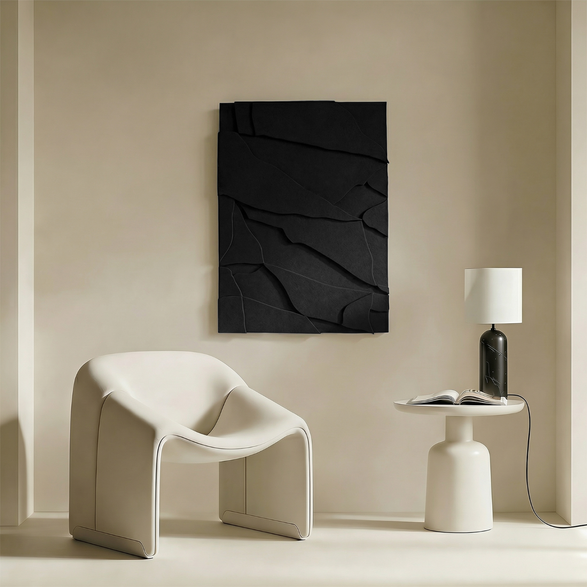 Stone Large | color: Midnight Black